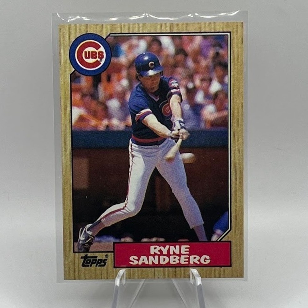 Ryne Sandberg 1987 Topps 680 MLB Chicago Cubs Baseball Trading Card